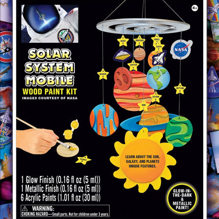 NASA Solar System Mobile Wood Paint Kit