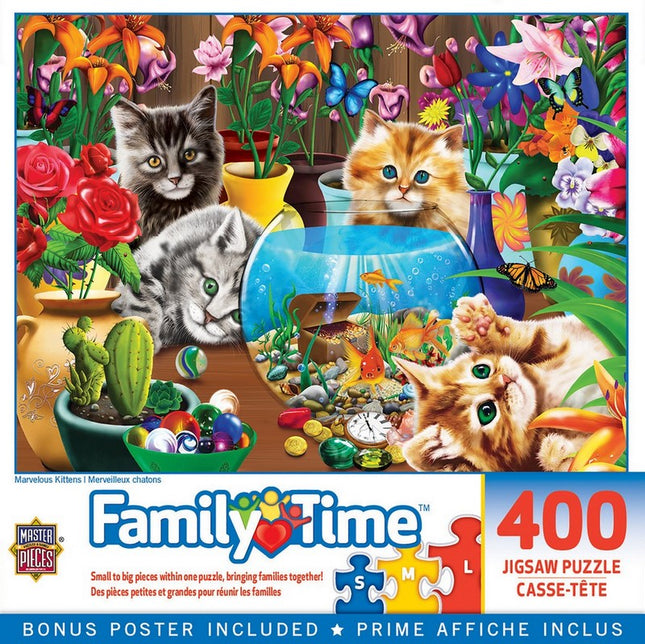 Family Time - Marvelous Kittens 400 Piece Puzzle