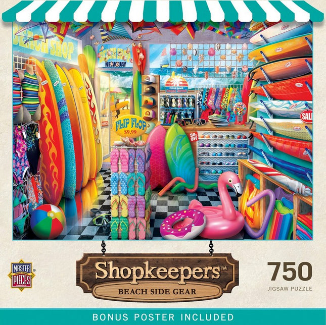Shopkeepers - Beach Side Gear 750 Piece Puzzle