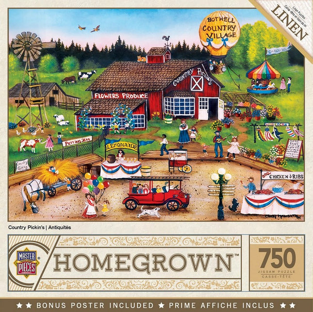 Homegrown - Country Pickens 750 Piece Puzzle