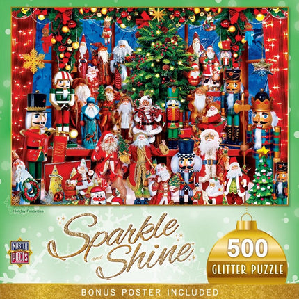 Holiday Glitter - Holiday Festivities 500 Piece Puzzle