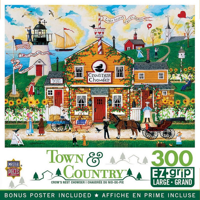 Town & Country - Crow's Nest Chowder 300 Piece EZ Grip Puzzle