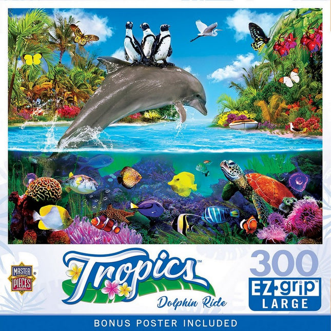Tropics - Dolphin Ride 300 Piece EZ Grip Puzzle