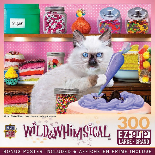 Wild & Whimsical - Kitten Cake Shop 300 Piece EZ Grip Puzzle