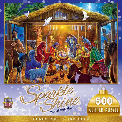 Holiday Glitter - Star of Bethlehem 500 Piece Puzzle