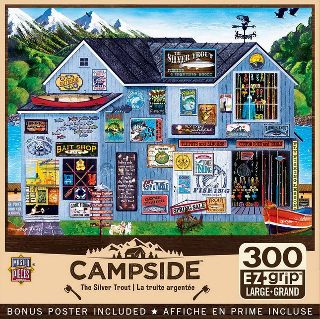 Campside - The Silver Trout 300 Piece EZ Grip Puzzle