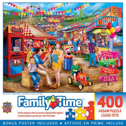 Family Time - Day at the Fairgrounds 400 Piece Puzzle