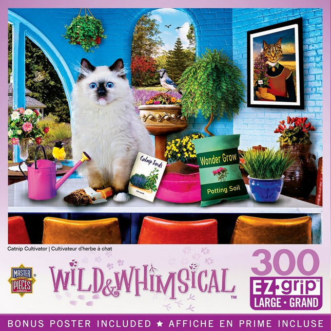 Wild & Whimsical - Catnip Cultivator 300 Piece EZ Grip Puzzle