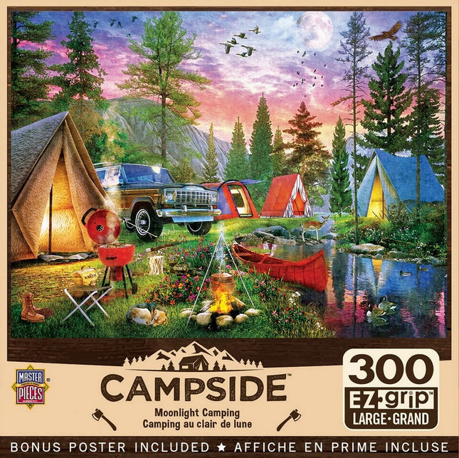 Campside - Moonlight Camping 300 Piece EZ Grip Puzzle