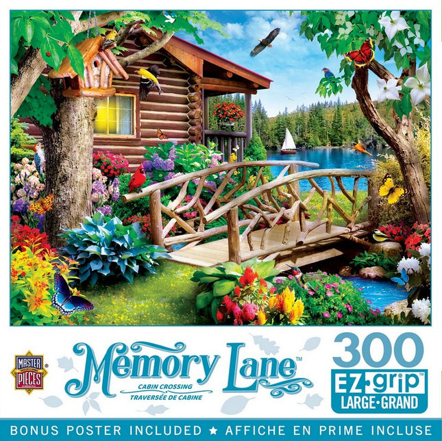 Memory Lane - Cabin Crossing 300 Piece EZ Grip Puzzle