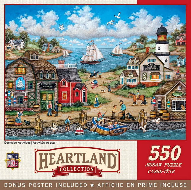 Heartland - Dockside Activities 550 Piece Puzzle