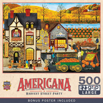 Americana - Harvest Street Party 500 Piece EZ Grip Puzzle