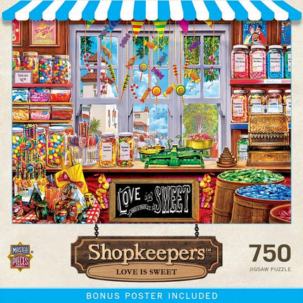Shopkeepers - Love is Sweet 750 Piece Puzzle