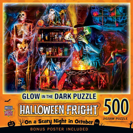 Glow in the Dark Halloween - A Dark Brew 500 Piece Puzzle