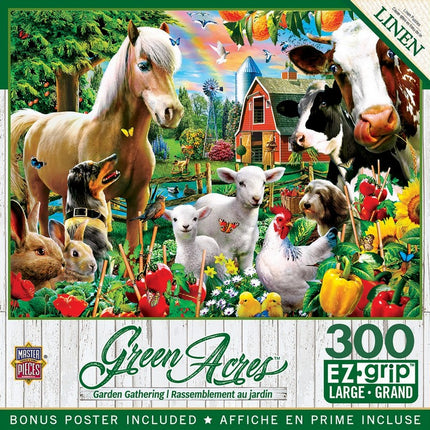 Green Acres - Garden Gathering 300 Piece EZ Grip Puzzle