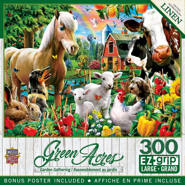 Green Acres - Garden Gathering 300 Piece EZ Grip Puzzle