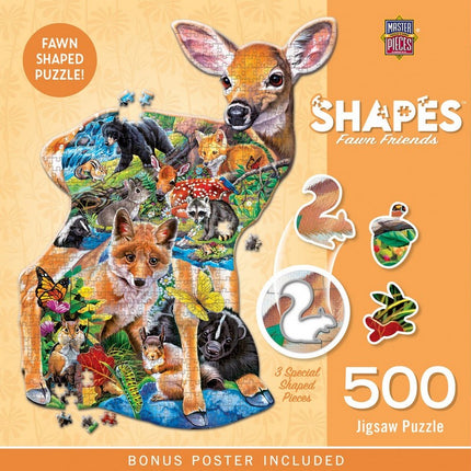 Contours - Fawn Friends 500 Piece Puzzle