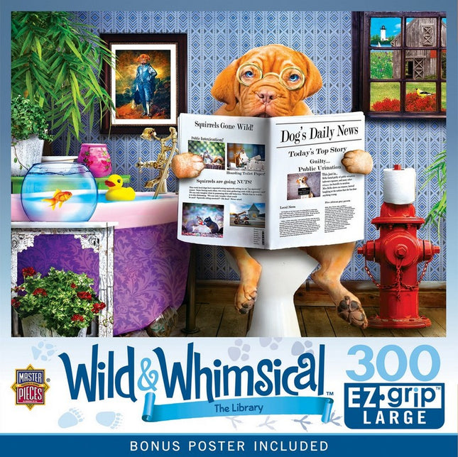 Wild & Whimsical - The Library 300 Piece EZ Grip Puzzle