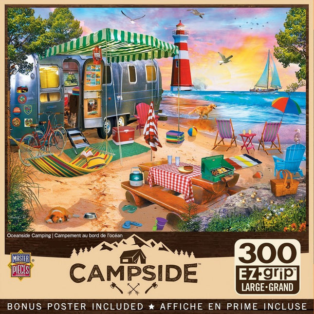 Campside - Oceanside Camping 300 Piece EZ Grip Puzzle