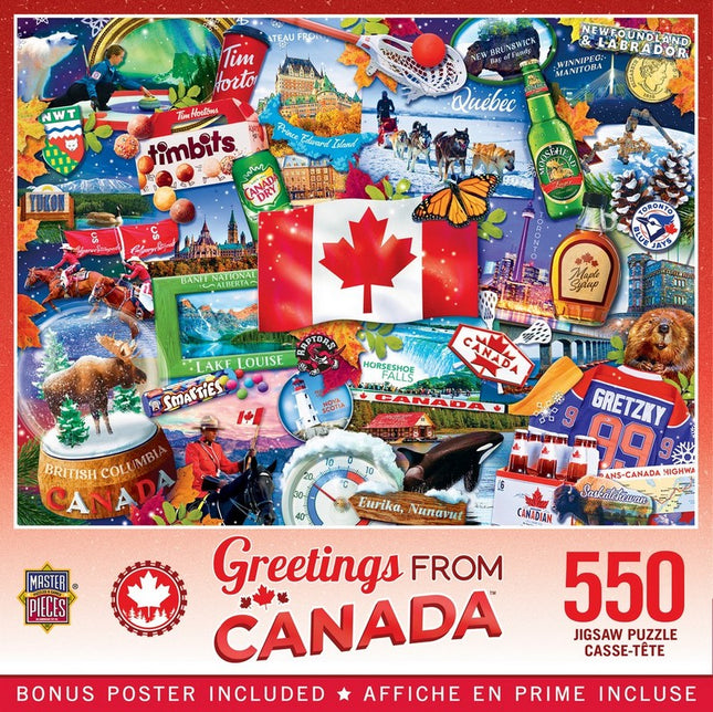 Greetings From - Canada 550 Piece Puzzle