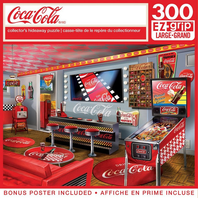 Coca-Cola - Collector's Hideaway 300 Piece EZ Grip Puzzle