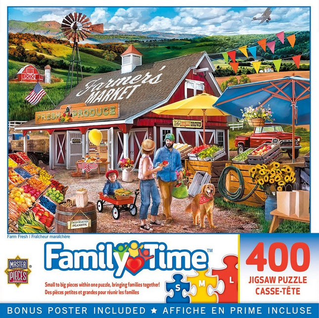 Family Time - Farm Fresh 400 Piece Puzzle