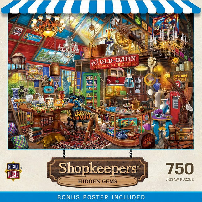 Shopkeepers - Hidden Gems 750 Piece Puzzle