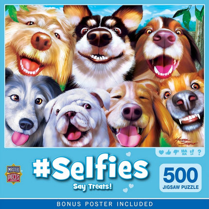 Selfies - Say Treats! 500 Piece Puzzle