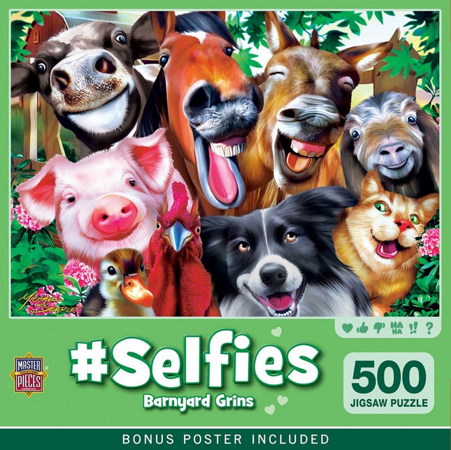 Selfies - Barnyard Grins 500 Piece Puzzle