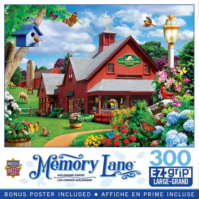 Memory Lane - Goldmane Farms 300 Piece EZ Grip Puzzle
