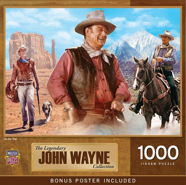 John Wayne On the Trail 1000 Piece Puzzle