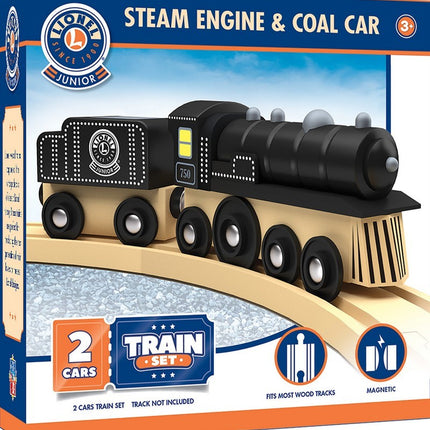 Lionel Steam Engine & Coal Car Toy Train Set
