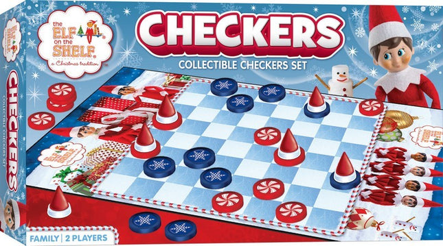 Elf on the Shelf Checkers