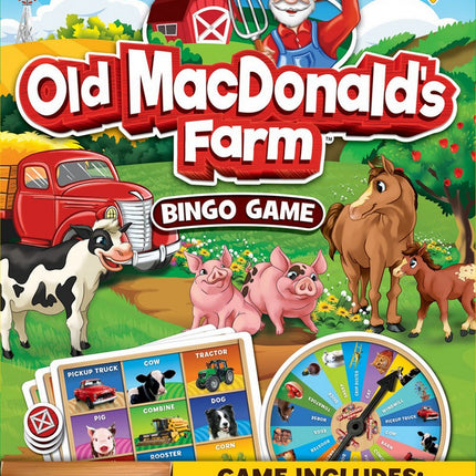 Old MacDonald's Farm Bingo Game