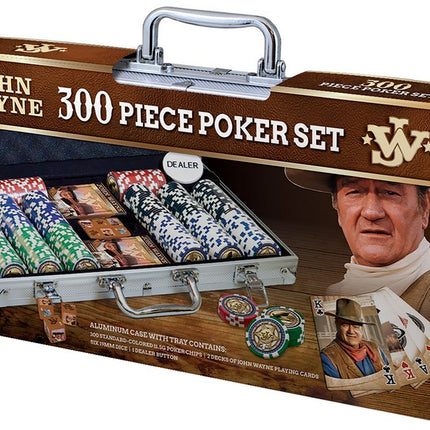 John Wayne 300pc Poker Set