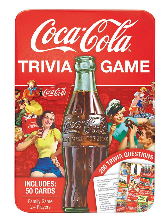 Coca-Cola Trivia Game with Tin