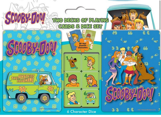 Scooby Doo 2-pack Playing Cards & Dice Set