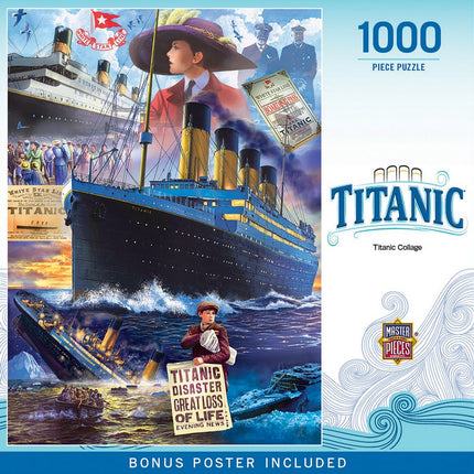 Titanic Collage 1000 Piece Puzzle