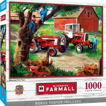 Case IH/Farmall Boys and Their Toys 1000 Piece Puzzle