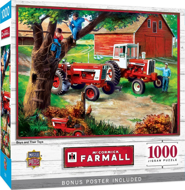 Case IH/Farmall Boys and Their Toys 1000 Piece Puzzle