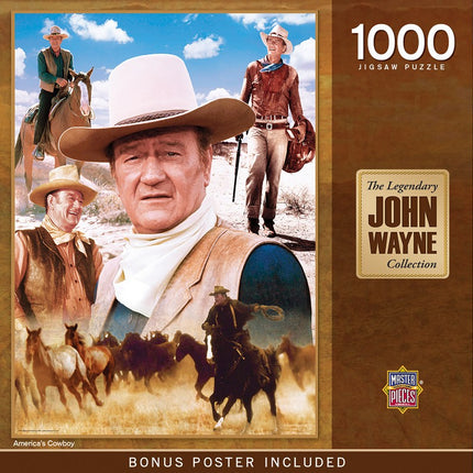 John Wayne America's Cowboy 1000 Piece Puzzle