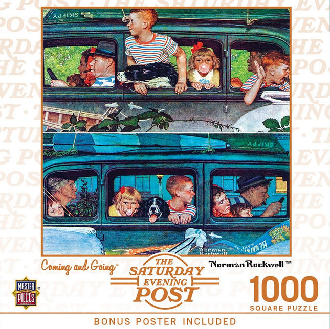 Saturday Evening Post Coming and Going 1000 Piece Puzzle