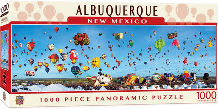 American Vista Panoramic Albuquerque Balloons 1000 Piece Puzzle