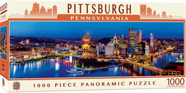 American Vista Panoramic Pittsburgh 1000 Piece Puzzle