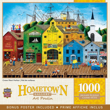Hometown Gallery Crows Nest Harbor 1000 Piece Puzzle