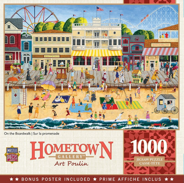 Hometown Gallery On the Boardwalk 1000 Piece Puzzle