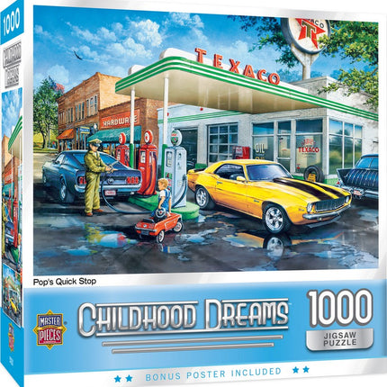 Childhood Dreams Pop's Quick Stop 1000 Piece Puzzle