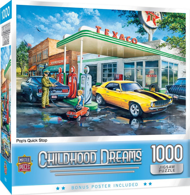 Childhood Dreams Pop's Quick Stop 1000 Piece Puzzle