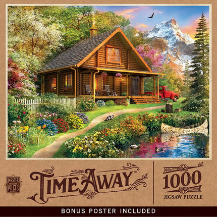 Time Away Mountain Retreat 1000 Piece Puzzle
