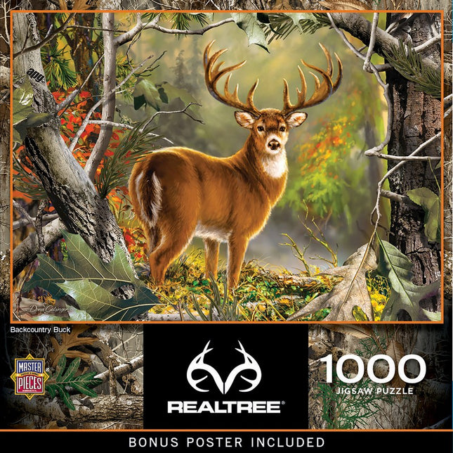 Realtree Backcountry Buck 1000 Piece Puzzle